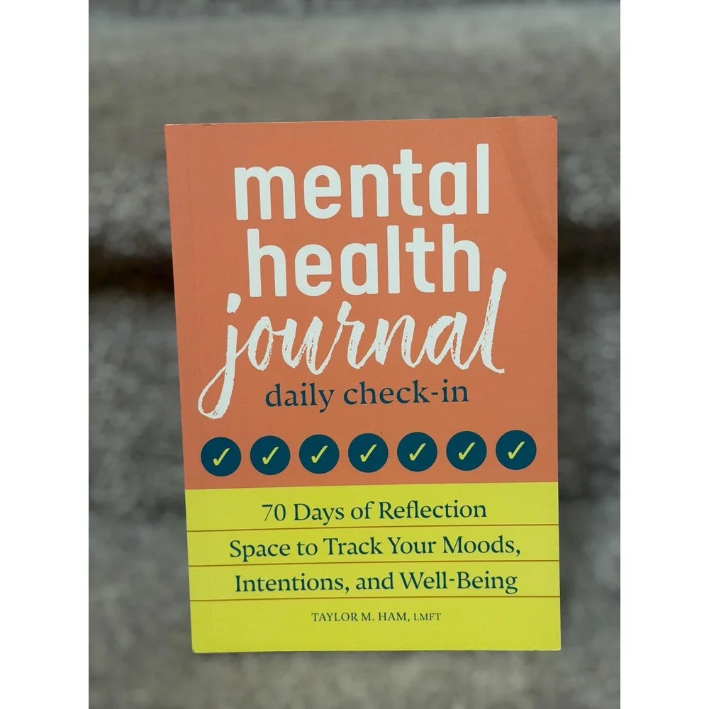 Mental Health Journal Daily Check-In Reflection‎ Prompt Book Self Help